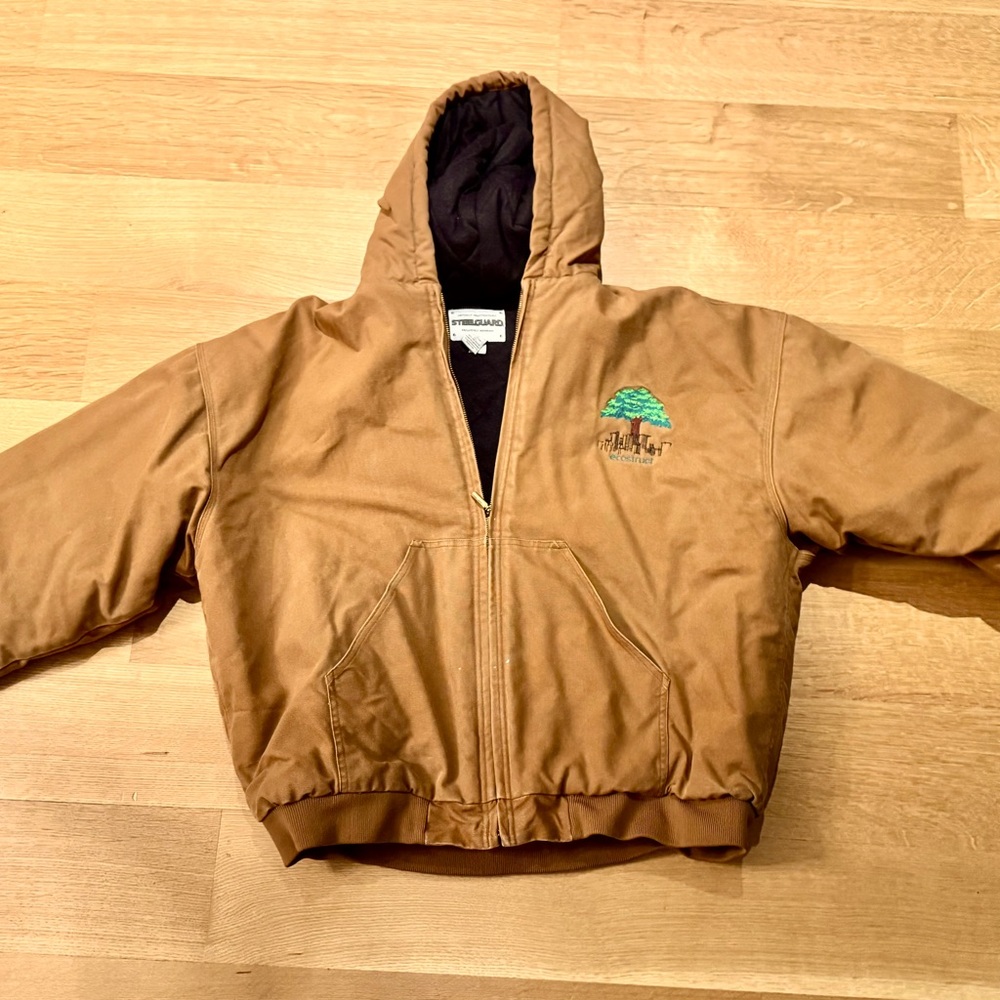 Men’s Steel Guard zip front jacket.